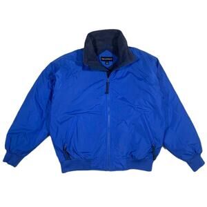 Port Authority Challenger Jacket Fleece Lined Heavy Weight Blue Size Large L B40